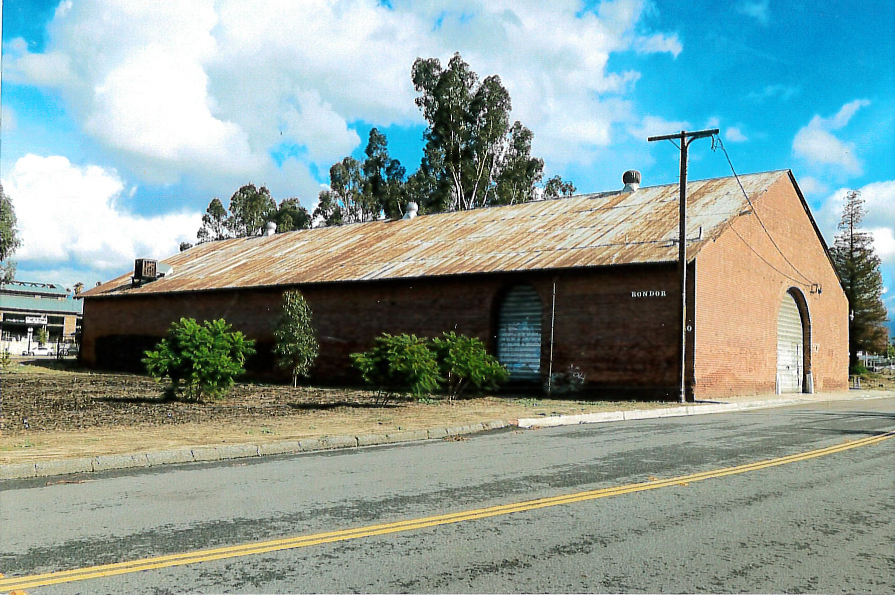 Street view of south and west facades